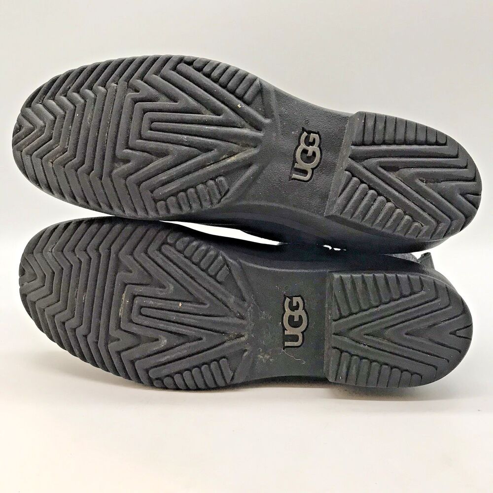 UGG Black and Gray Combat Boots - Picture 9 of 12
